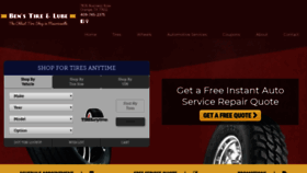 What Benstireandlube.com website looked like in 2020 (4 years ago)