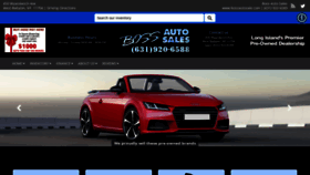 What Bossautosale.com website looked like in 2020 (4 years ago)
