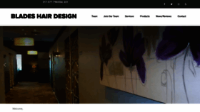 What Bladeshairdesign.com website looked like in 2020 (4 years ago)