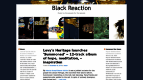 What Blackreaction.com website looked like in 2020 (4 years ago)