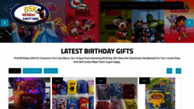 What Bskpartyshop.in website looked like in 2020 (4 years ago)