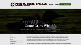 What Buncecpa.com website looked like in 2020 (6 years ago)