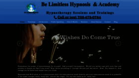 What Belimitlesshypnosisacademy.com website looked like in 2020 (4 years ago)