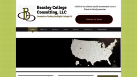 What Beasleycollegeconsulting.com website looked like in 2020 (4 years ago)