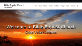 What Biblebaptistchurchaz.com website looked like in 2020 (6 years ago)