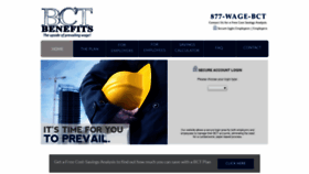 What Bctbenefitplans.com website looked like in 2020 (4 years ago)