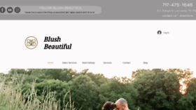 What Blushbeautiful.com website looked like in 2020 (4 years ago)