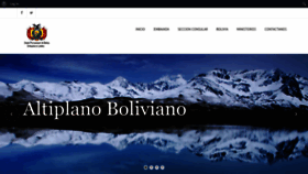 What Bolivianembassy.co.uk website looked like in 2020 (4 years ago)