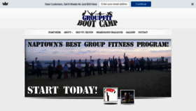 What Bootcampannapolis.com website looked like in 2020 (4 years ago)