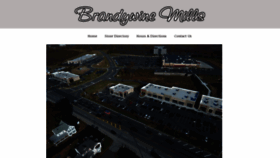 What Brandywinemills.com website looked like in 2020 (6 years ago)