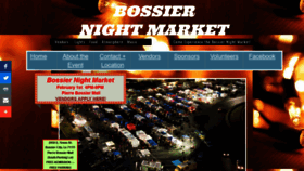 What Bossiernightmarket.com website looked like in 2020 (4 years ago)