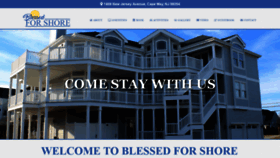 What Blessedforshore.com website looked like in 2020 (4 years ago)