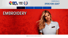 What Bflprinting.com website looked like in 2020 (6 years ago)