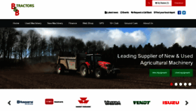 What Bandbtractors.com website looked like in 2020 (4 years ago)