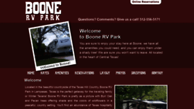 What Boonervpark.com website looked like in 2020 (4 years ago)