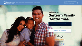 What Bartramfamilydental.com website looked like in 2020 (4 years ago)