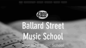 What Ballardmusic.com website looked like in 2020 (4 years ago)
