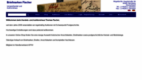 What Briefmarkenfischer.de website looked like in 2020 (4 years ago)
