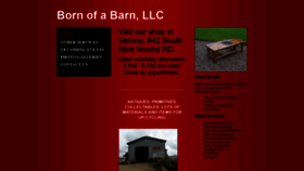 What Bornofabarn.com website looked like in 2020 (4 years ago)