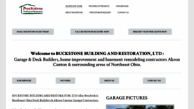 What Buckstonebuilders.com website looked like in 2020 (4 years ago)