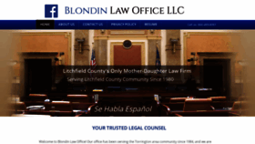 What Blondinlaw.com website looked like in 2020 (4 years ago)
