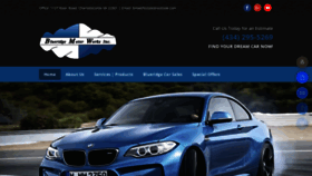 What Blueridgebmw.com website looked like in 2020 (4 years ago)
