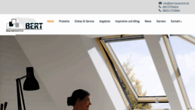 What Bert-dachfenster.de website looked like in 2020 (4 years ago)