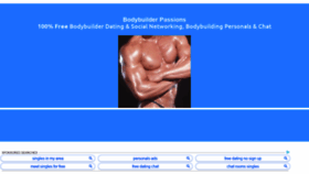What Bodybuilderpassions.com website looked like in 2020 (4 years ago)