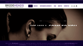 What Brideheads.com website looked like in 2020 (4 years ago)