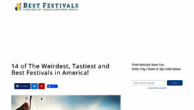 What Best2019festivals.com website looked like in 2020 (4 years ago)