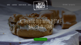 What Bagelproject.com website looked like in 2020 (4 years ago)