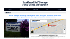 What Bankheadstorage.net website looked like in 2020 (4 years ago)
