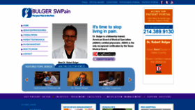 What Bulgerswpain.com website looked like in 2020 (4 years ago)