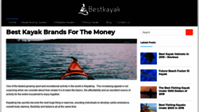 What Bestkayak.org website looked like in 2020 (4 years ago)