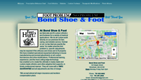 What Bondshoeandfoot.com website looked like in 2020 (4 years ago)