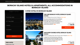 What Boracayisland-hotels.com website looked like in 2020 (4 years ago)