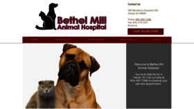 What Bethelmillanimalhospital.com website looked like in 2020 (4 years ago)