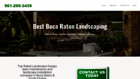 What Bestbocaratonlandscaping.com website looked like in 2020 (4 years ago)