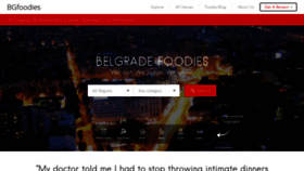 What Bgfoodies.com website looked like in 2020 (4 years ago)