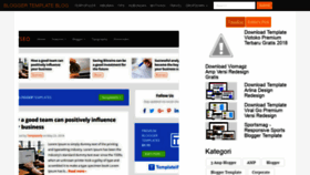 What Blogger-templateblog.blogspot.com website looked like in 2020 (4 years ago)