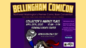What Bellinghamcomicon.com website looked like in 2020 (4 years ago)