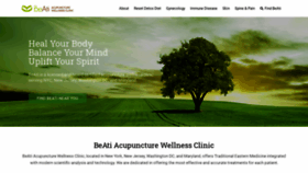 What Beatiacupuncture.com website looked like in 2020 (4 years ago)