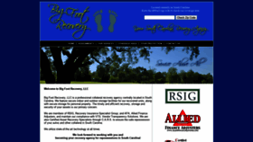 What Bigfootrecovery.com website looked like in 2020 (4 years ago)
