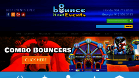 What Bounceitoutparty.com website looked like in 2020 (4 years ago)