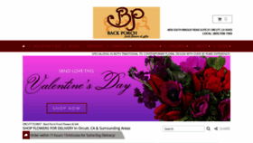 What Backporchflowers.net website looked like in 2020 (4 years ago)