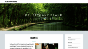 What Bethanybrand.com website looked like in 2020 (4 years ago)