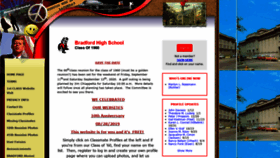 What Bradford60.com website looked like in 2020 (4 years ago)