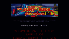 What Bakersfieldfunjumps.com website looked like in 2020 (4 years ago)