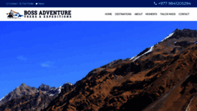 What Boss-adventure.com website looked like in 2020 (4 years ago)