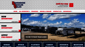 What Bunkhousetrailersales.com website looked like in 2020 (4 years ago)